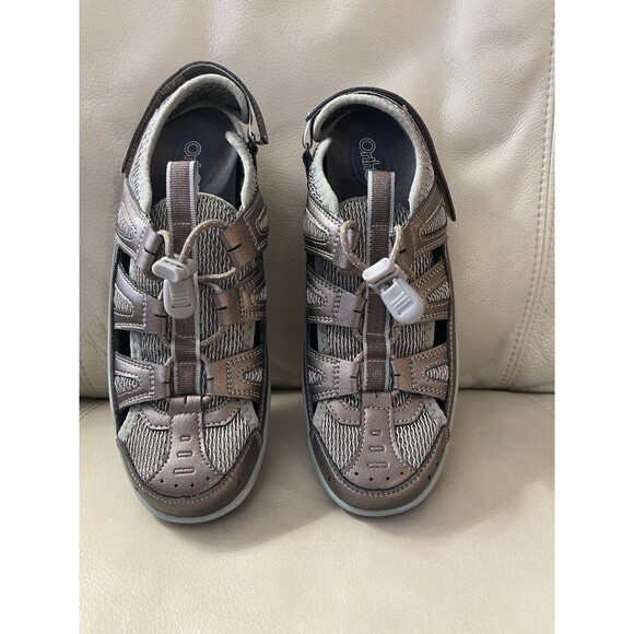 Orthofeet 997 Verona Sandals Women's 7.5 B B Medium Comfort Fisherman Closed Toe - Picture 2 of 11